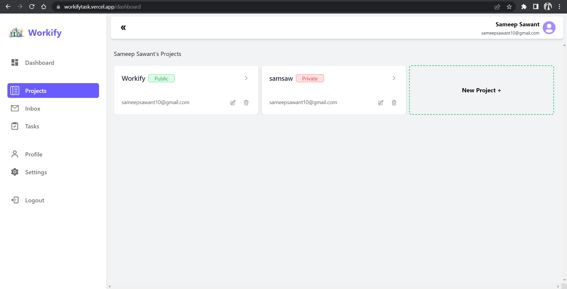 Workify Project Manager